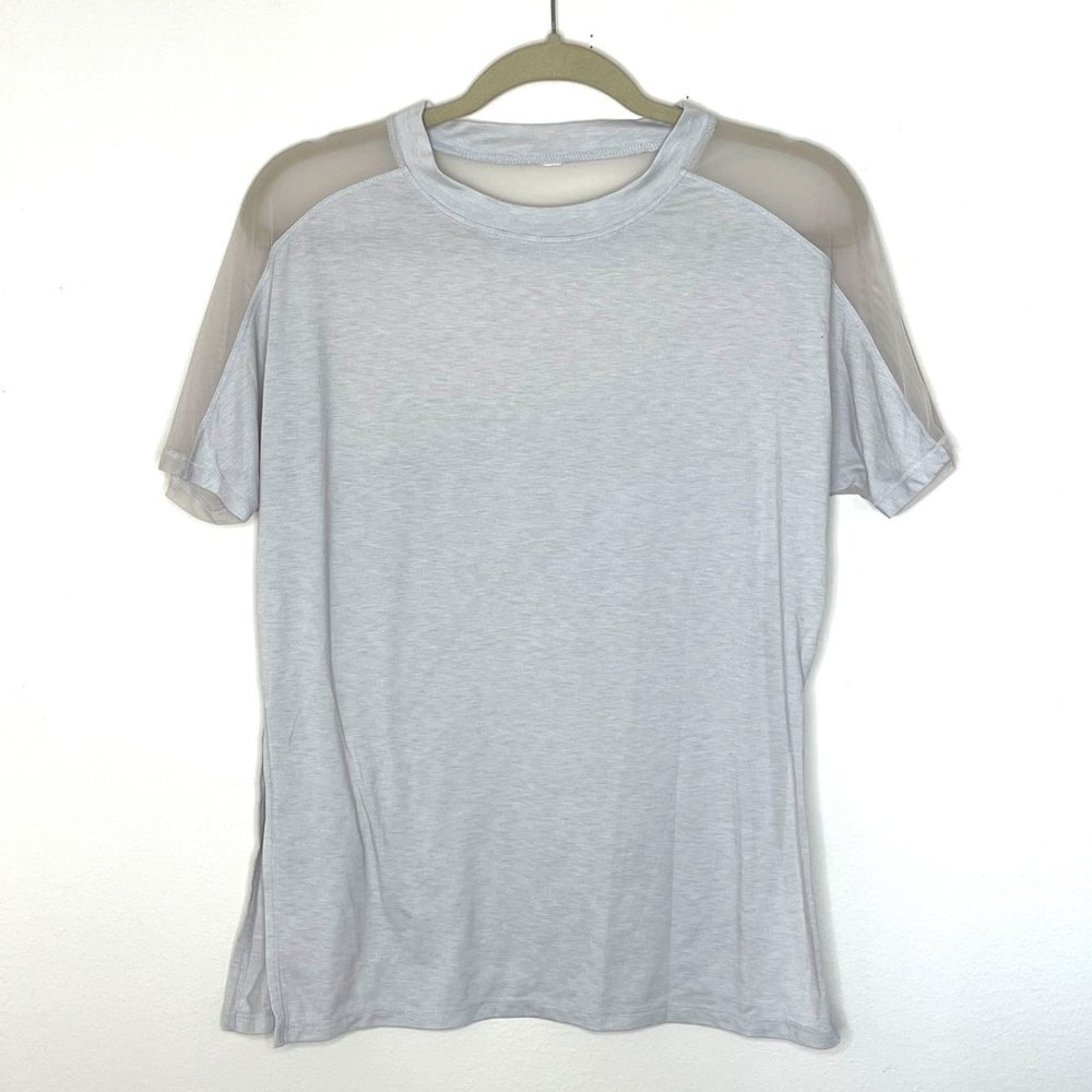 Athleta Essence Mesh Hybrid Tee